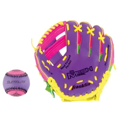 Franklin Sports Meshtek Series 9.5-in. Right Hand Throw T-Ball Glove & Ball Set - Youth -Kohls shop 1922226 ALT2