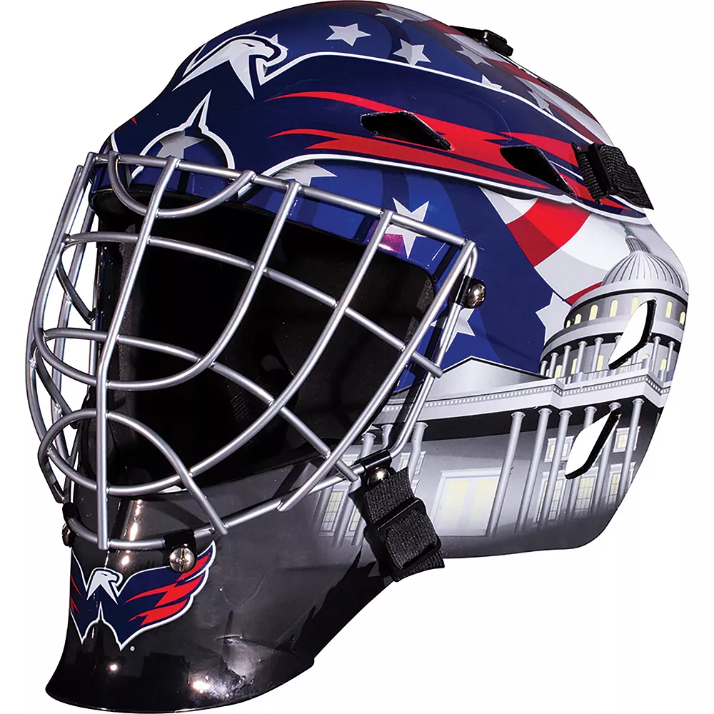 Franklin Sports Youth Washington Capitals GFM 1500 Street Hockey Goalie Face Mask 1 Franklin Sports Youth Washington Capitals GFM 1500 Street Hockey Goalie Face Mask