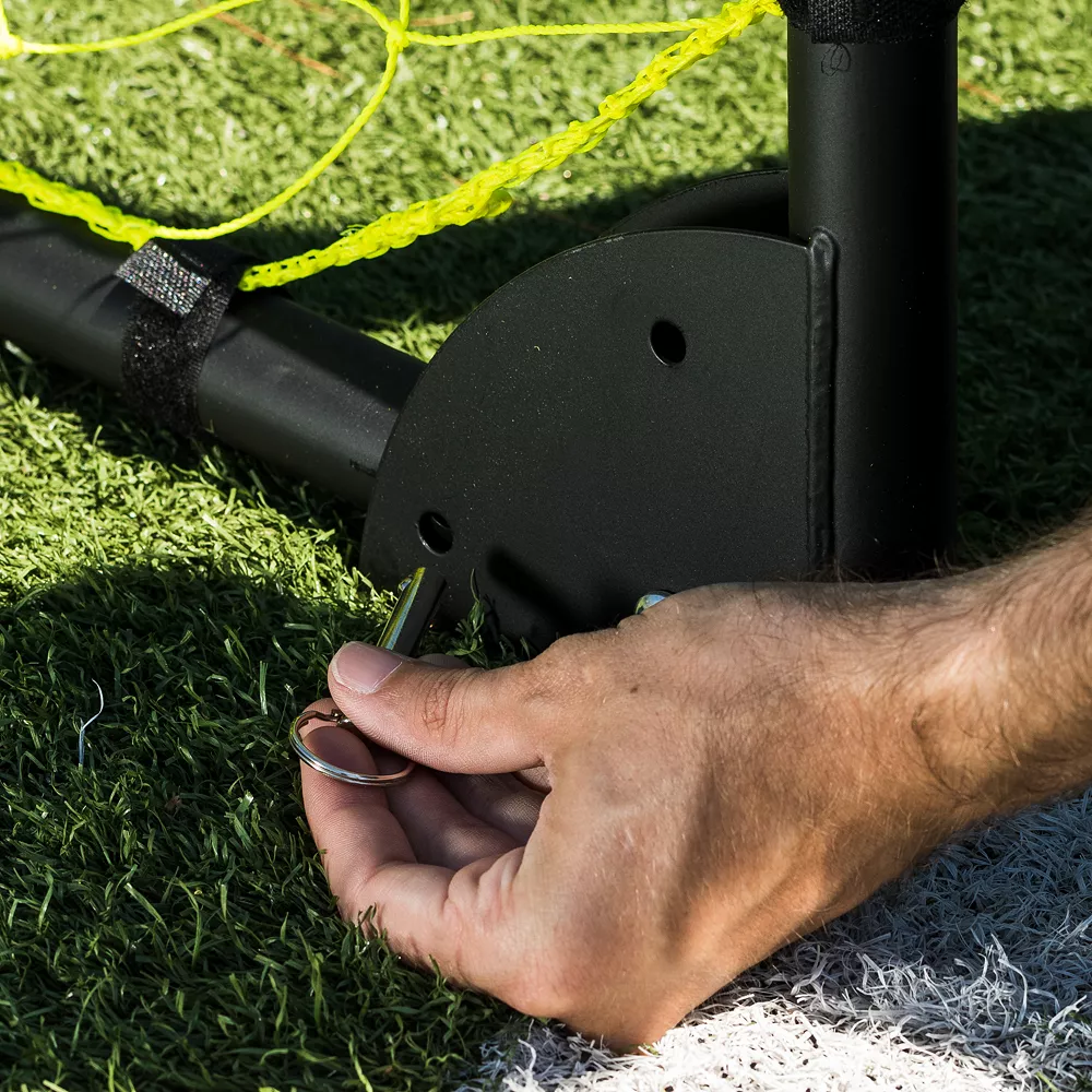 Franklin Sports 4-ft x 6-ft Black Folding Soccer Goal 4 Franklin Sports 4-ft x 6-ft Black Folding Soccer Goal - Image 4