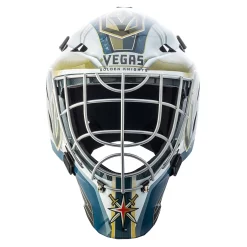 Youth Franklin Sports Vegas Golden Knights Mini Hockey Goalie Collectible Face Mask