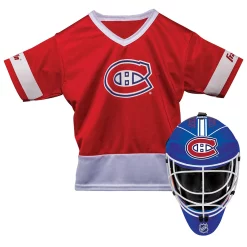 Youth Franklin Sports Montreal Canadiens Goalie Face Mask & Jersey Set