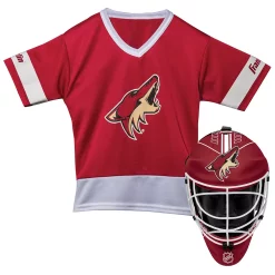 Youth Franklin Sports Arizona Coyotes Goalie Face Mask & Jersey Set