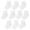 Baby / Toddler Jumping Beans® 10-pack White Crew Socks