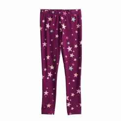 Girls 4-12 Jumping Beans® Solid Leggings -Kohls shop 4487703 Multi Star Purple