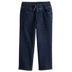 Toddler Boy Jumping Beans® Pull On Denim Pants -Kohls shop 4928778 Solid Dark Wash