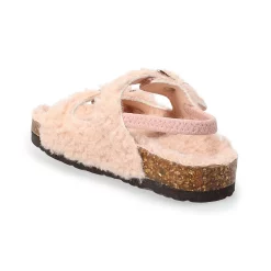 Jumping Beans® Magnetizing Toddler Girls' Faux-Fur Slide Sandals 9 Jumping Beans® Magnetizing Toddler Girls' Faux-Fur Slide Sandals -Kohls shop 4940138 ALT2