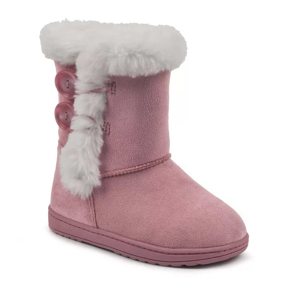 Jumping Beans® Noraa Toddler Girls' Faux-Fur Winter Boots 1 Jumping Beans® Noraa Toddler Girls' Faux-Fur Winter Boots
