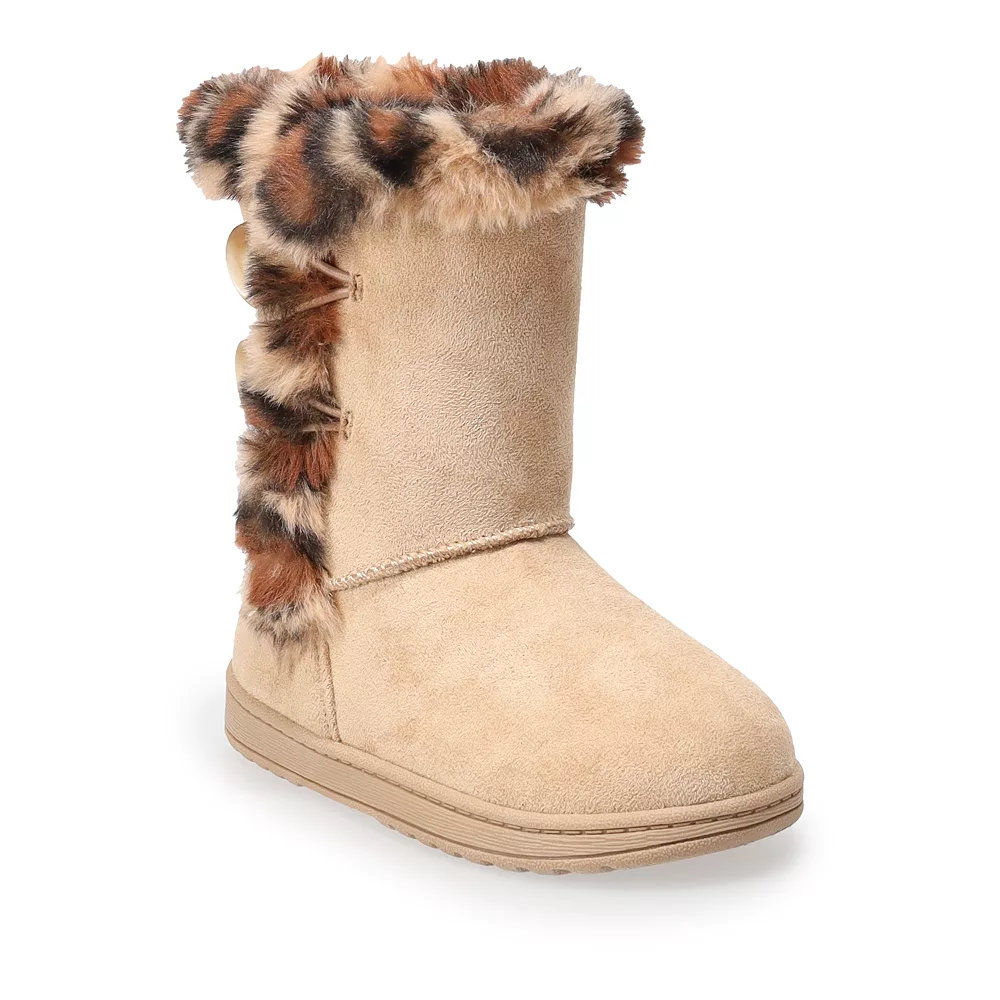 Jumping Beans® Noraa Toddler Girls' Faux-Fur Winter Boots 9 Jumping Beans® Noraa Toddler Girls' Faux-Fur Winter Boots - Image 9