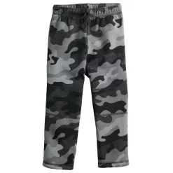 Toddler Boy Jumping Beans® Fleece Pants with Knee Piecing -Kohls shop 4978165 Gray Camo