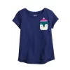 Toddler Girl Jumping Beans® Short Sleeve High-Low Pocket Tee