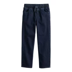 Boys 4-12 Jumping Beans® Pull On Denim Pants in Regular, Slim & Husky -Kohls shop 5215464 Dark Wash Solid