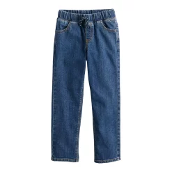 Boys 4-12 Jumping Beans® Pull On Denim Pants in Regular, Slim & Husky -Kohls shop 5215464 True Blue