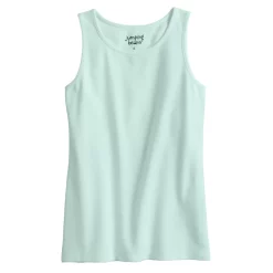 Toddler Girl Jumping Beans® Essential Rib Tank Top -Kohls shop 5235870 Aqua