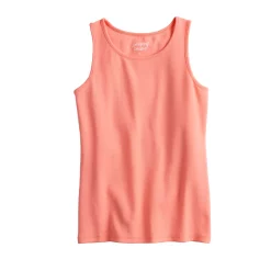 Toddler Girl Jumping Beans® Essential Rib Tank Top -Kohls shop 5235870 Coral
