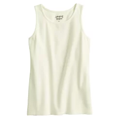 Toddler Girl Jumping Beans® Essential Rib Tank Top -Kohls shop 5235870 Ivory