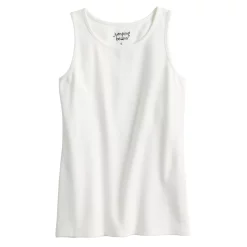 Toddler Girl Jumping Beans® Essential Rib Tank Top -Kohls shop 5235870 White