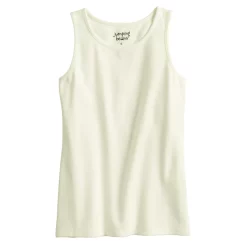 Girls 4-12 Jumping Beans® Essential Ribbed Tank Top -Kohls shop 5237540 Ivory