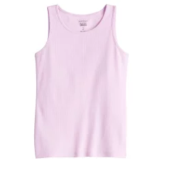 Girls 4-12 Jumping Beans® Essential Ribbed Tank Top -Kohls shop 5237540 Purple