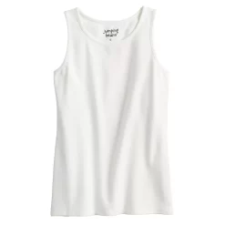 Girls 4-12 Jumping Beans® Essential Ribbed Tank Top -Kohls shop 5237540 White