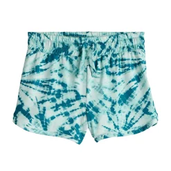 Girls 4-12 Jumping Beans® Active Super Soft Shorts -Kohls shop 5243116 Teal Tie Dye