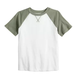 Boys 4-8 Jumping Beans® Essential Short Sleeve Raglan Tee -Kohls shop 5267731 White And Olive