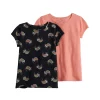 Girls 4-12 Jumping Beans® 2-pack Print Tees