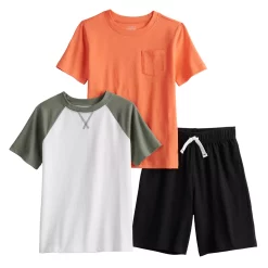 Boys 4-8 Jumping Beans® Tees & Shorts 3-Piece Set