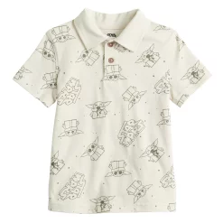 Toddler Boy Jumping Beans® The Mandalorian The Child Allover Print Polo Shirt