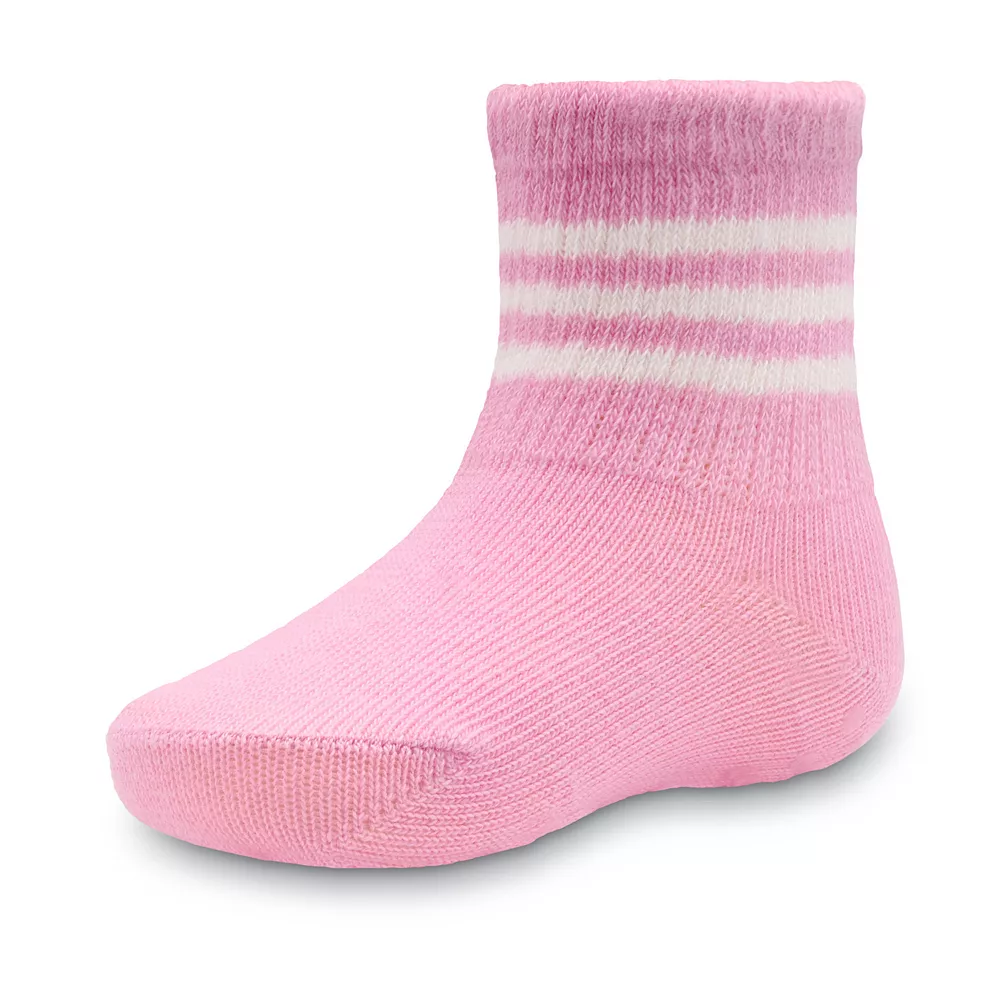 Baby / Toddler Girl Jumping Beans® 6-Pack Crew Socks 2 Baby / Toddler Girl Jumping Beans® 6-Pack Crew Socks - Image 2