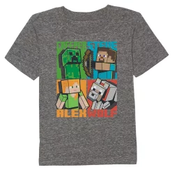 Boys 4-12 Jumping Beans® Minecraft "Creeper, Stevie, Alex, Wolf" Graphic Tee