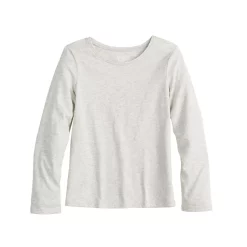 Toddler Girl Jumping Beans® Basic Long Sleeve Tee -Kohls shop 5574760 Gray