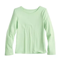Toddler Girl Jumping Beans® Basic Long Sleeve Tee -Kohls shop 5574760 Green