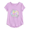 Girls 4-12 Jumping Beans® Shirttail Active Graphic Tee