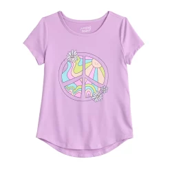Girls 4-12 Jumping Beans® Shirttail Active Graphic Tee