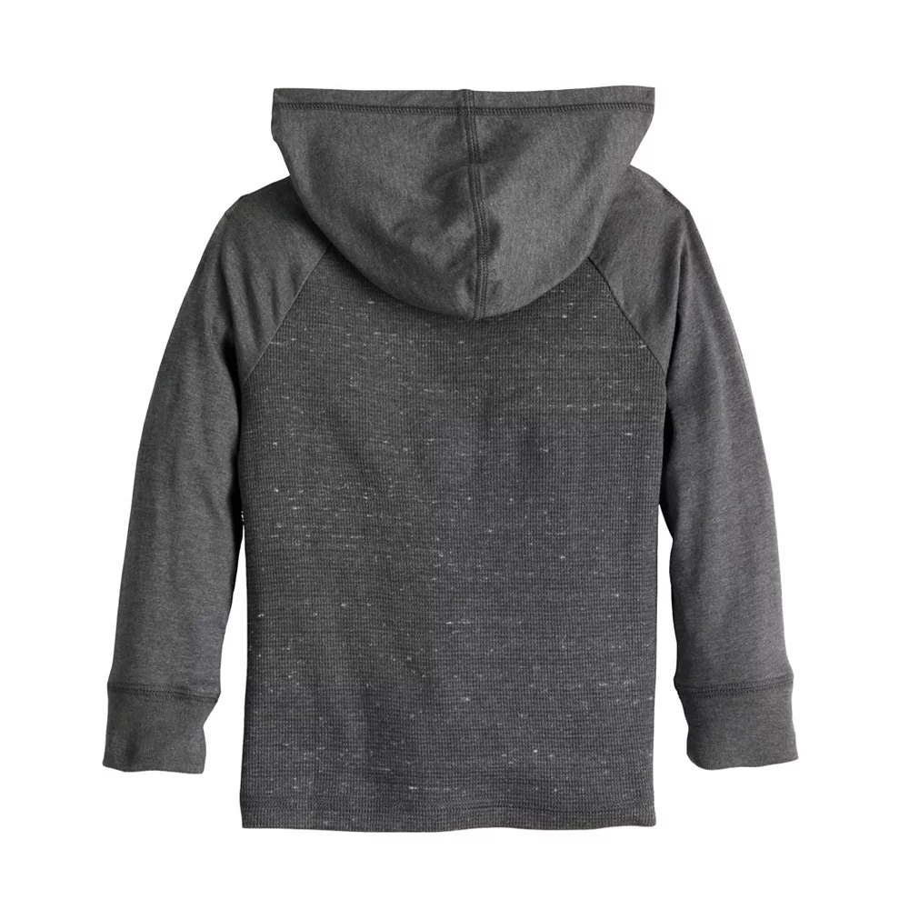 Toddler Boy Jumping Beans® Thermal Raglan Hoodie 5 Toddler Boy Jumping Beans® Thermal Raglan Hoodie - Image 5