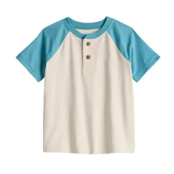 Boys 4-12 Jumping Beans® Short Raglan Sleeve Henley Tee -Kohls shop 5588063 Ivory