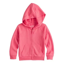 Girls 4-12 Jumping Beans® French Terry Zip-Up Hoodie -Kohls shop 5589401 Pink
