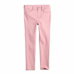 Girls 4-12 Jumping Beans® Adventure Denim Jeggings -Kohls shop 5591736 Pink