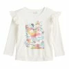 Girls 4-12 Jumping Beans® Adaptive Easy Dressing & Abdominal Access Ruffle Shoulder Graphic Tee