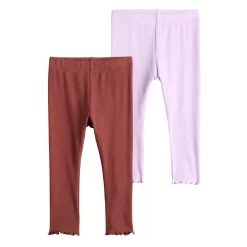Girls 4-12 Jumping Beans® 2-Pack Solid-Design Rib Leggings -Kohls shop 5596645 Adrian Mve