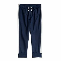 Toddler Boy Jumping Beans® Side Stripe Tricot Jogger Pants -Kohls shop 5615930 Navy White