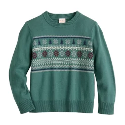 Boys 4-8 Jumping Beans® Snowflakes & Trees Knit Sweater