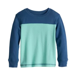 Toddler Boy Jumping Beans® Colorblock Thermal Top -Kohls shop 5618998 Blue Aqua