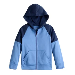 Boys 4-8 Jumping Beans® Colorblock Active Fleece Hoodie -Kohls shop 5636859 Navy Blue