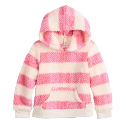 Baby Girl Jumping Beans® Cozy Sherpa Hoodie -Kohls shop 5673348 Pink Buffalo