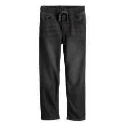 Boys 4-12 Jumping Beans® Pull-On Denim Pants in Regular, Slim & Husky -Kohls shop 5684629 Black