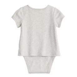 Toddler Girl Jumping Beans® Adaptive Abdominal Access Short Sleeve Tee Romper -Kohls shop 5686181 ALT