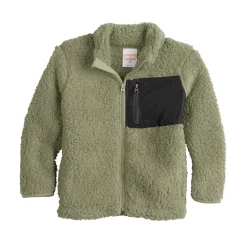 Toddler Boy Jumping Beans® Sherpa Zip Jacket