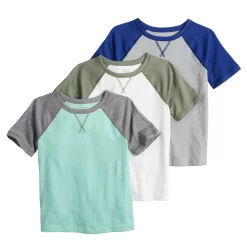 Boys 4-12 Jumping Beans® 3-Pack Adaptive Sensory Raglan Tees