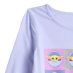Girls 4-12 Jumping Beans® The Mandalorian Adaptive Grogu aka Baby Yoda Long Sleeve High-Low Hem Graphic Tee -Kohls shop 5726366 ALT